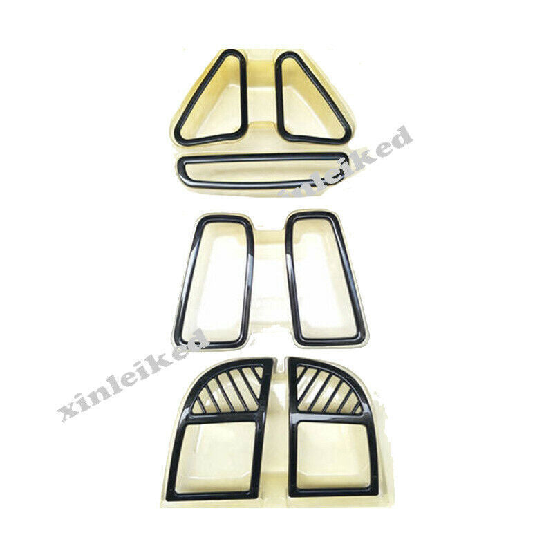 for Hyundai Santa Fe 2010-2012 Black inner front air vent outlet trim cover 1set