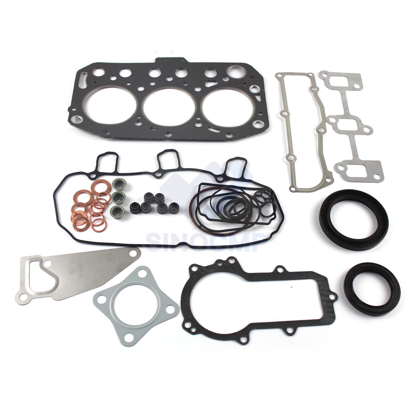 3TNV70 Engine Overhaul Gasket Kit for Yanmar Excavator Loader 850D