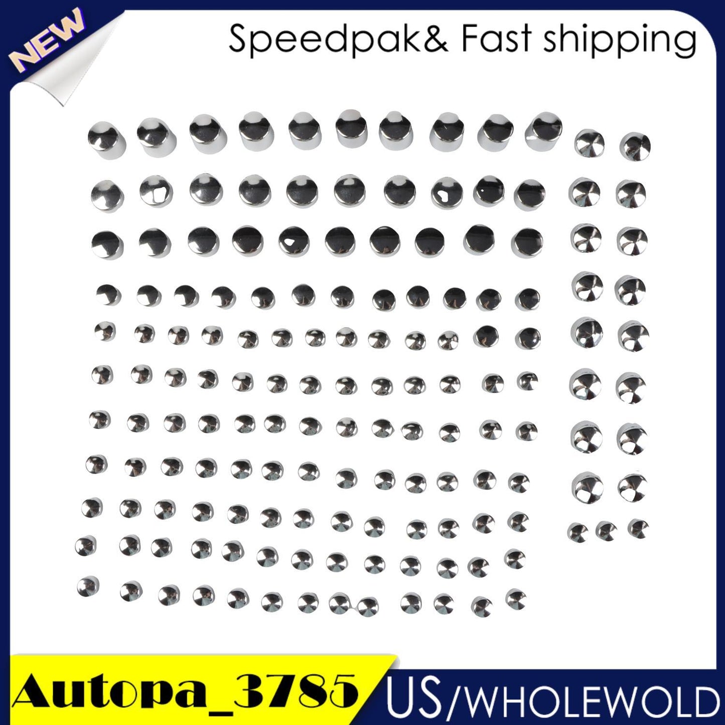 120PCS Engine Bolt Cover Screw Bolt Cover Caps Fit for Harley Evolution Twin Cam
