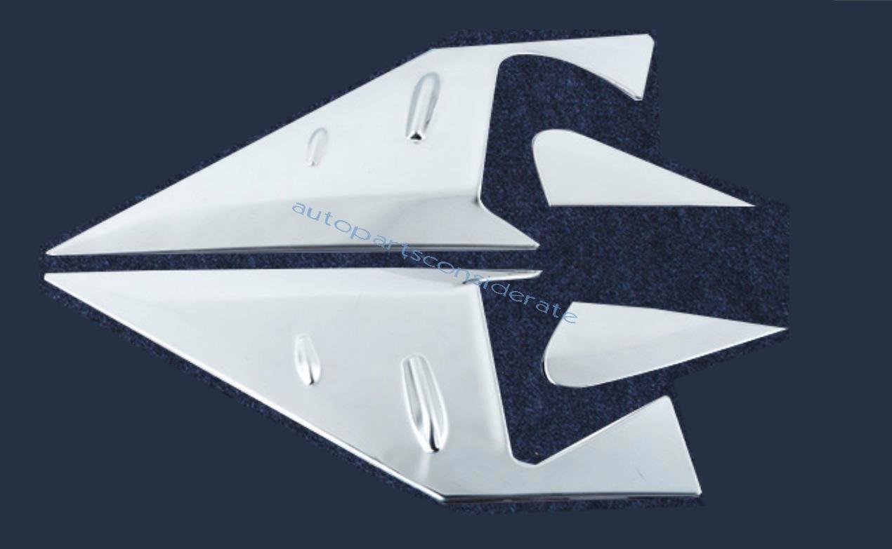 for Toyota for Land Cruiser LC200 2013-21 Chrome Steel A Pillar Front Triangle Trim
