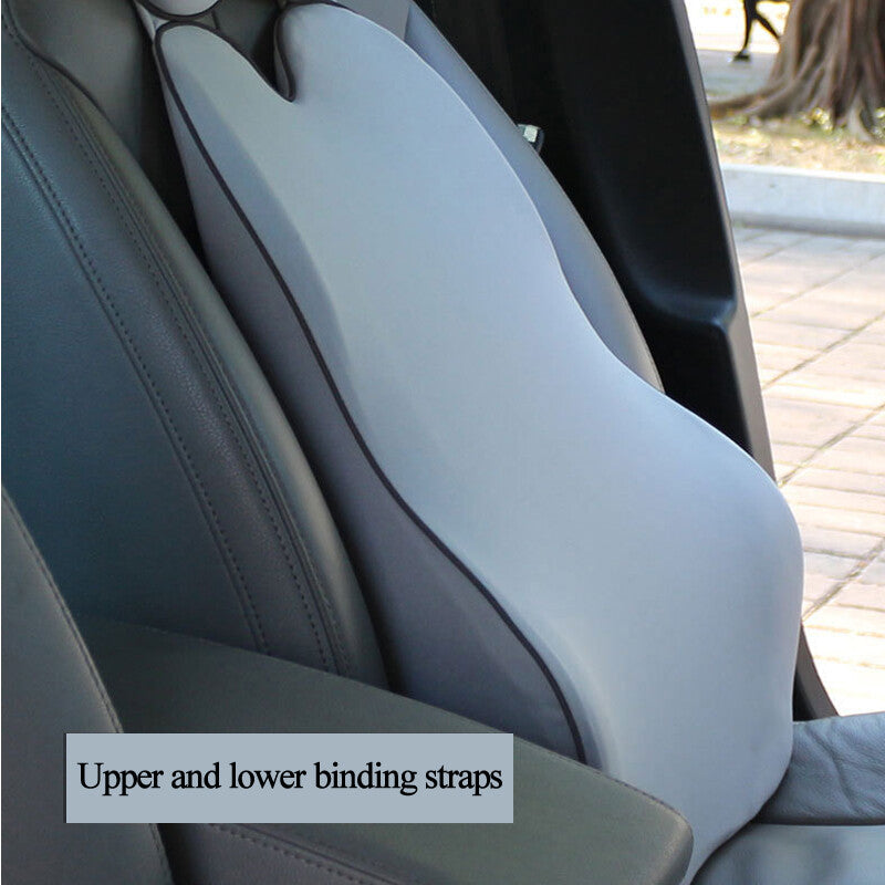 Car lumbar support cushion, memory foam, home/office support pillow