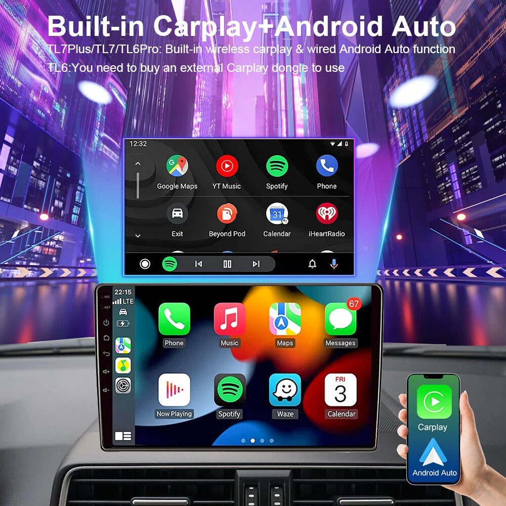 for Kia Carens 2007-2011 GPS CarPlay Car Stereo Radio GPS Stereo Player Screen