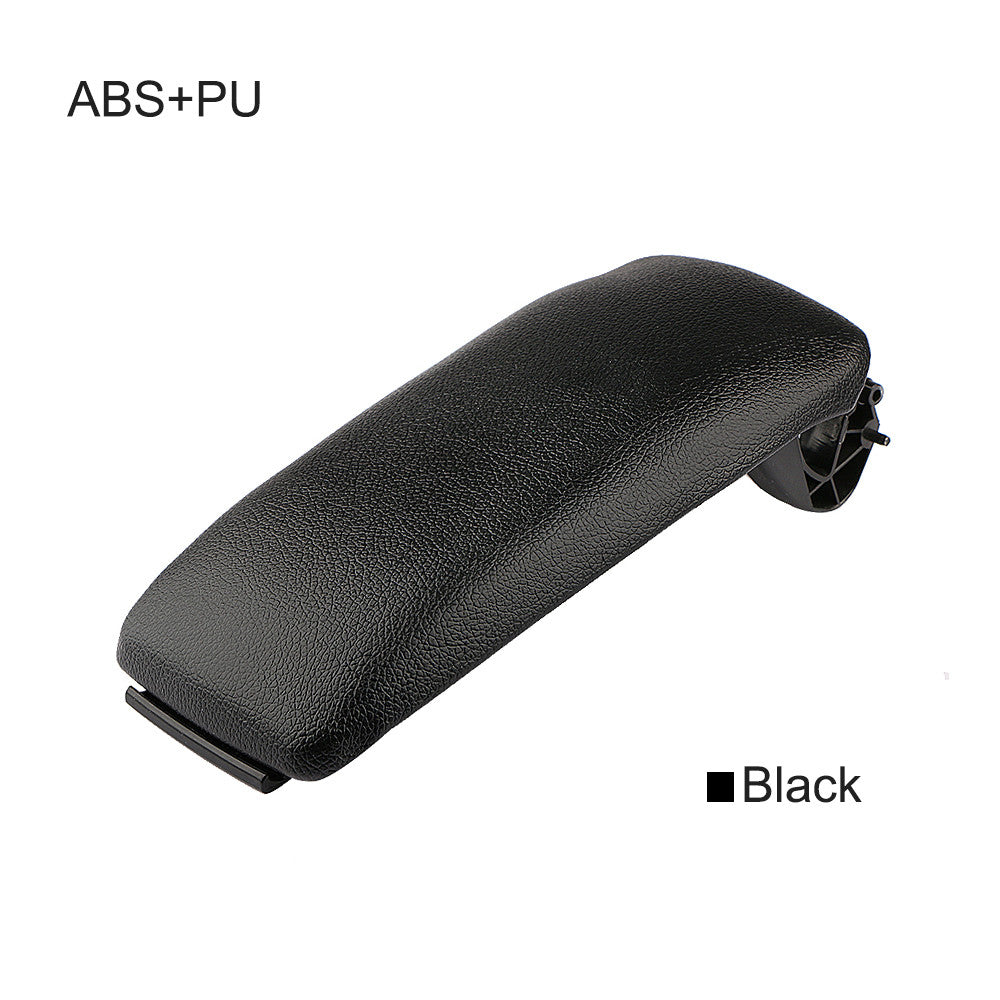 PU-filled center console cover for Audi A3 8P 2003-2012, black/grey.