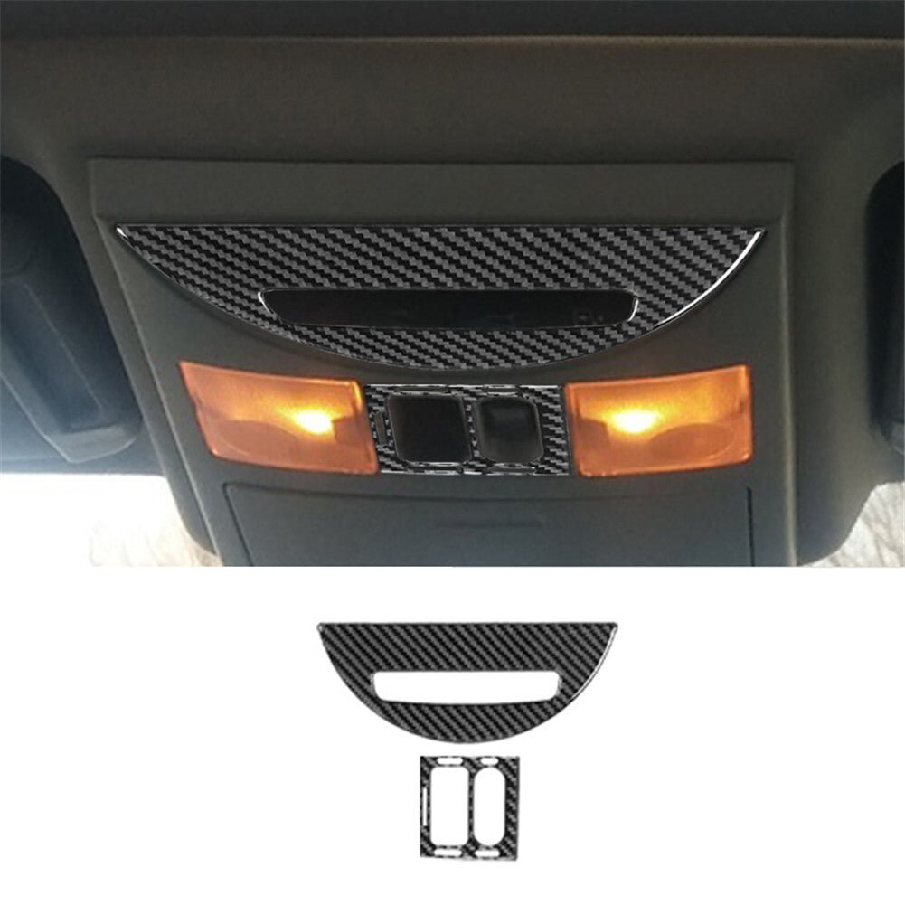 Reading Light Control Panel Trim Cover Carbon Fiber for Nissan Quest 2004-2006