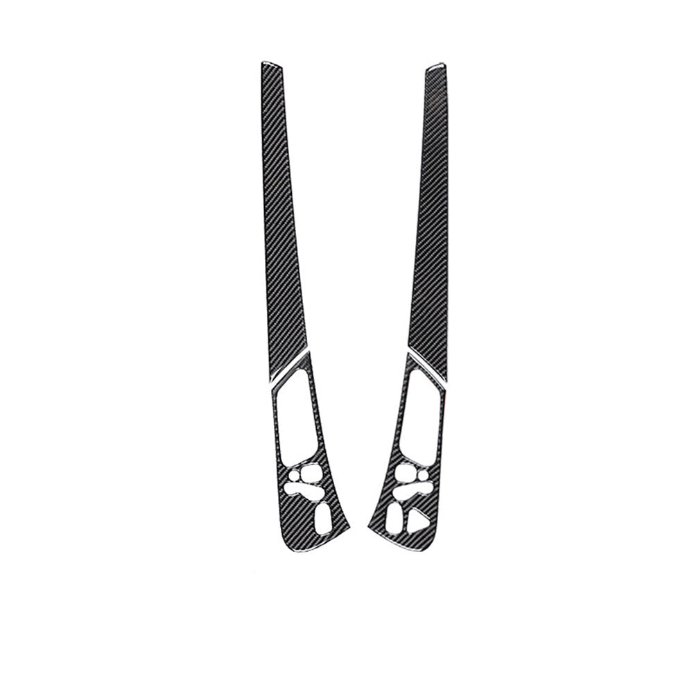 4 x carbon fiber front door handle trim for Mercedes-Benz W203 2005-07 type A