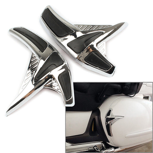 Chrome Saddlebag Scuff Fairing Frame CoversFor for Honda Gold Wing GL1800 2001-2011