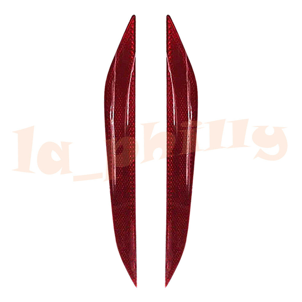 2Pcs Fits 17-22 for Alfa Romeo Stelvio Rear LH+RH Bumper Reflector Rear Brake Lamp