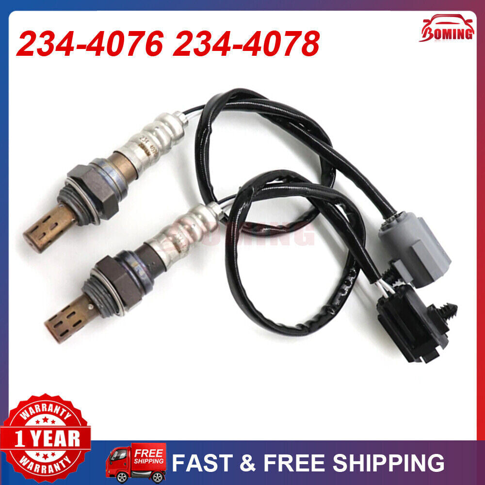 2pcs Oxygen Sensor Up+Down For 2004-2009 for Toyota Prius 1.5L,2008-09 for Scion xD 1.8L