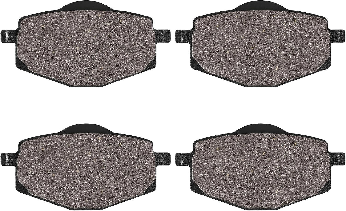 Front and Rear Brake Pads for Yamaha DT 125 R 1988-2003, DT 125 RE 2004, YTZ 250
