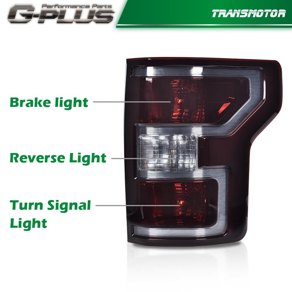 Suitable for 2018-2020 for Ford F-150 pickup taillight and brake light assembly smoke.