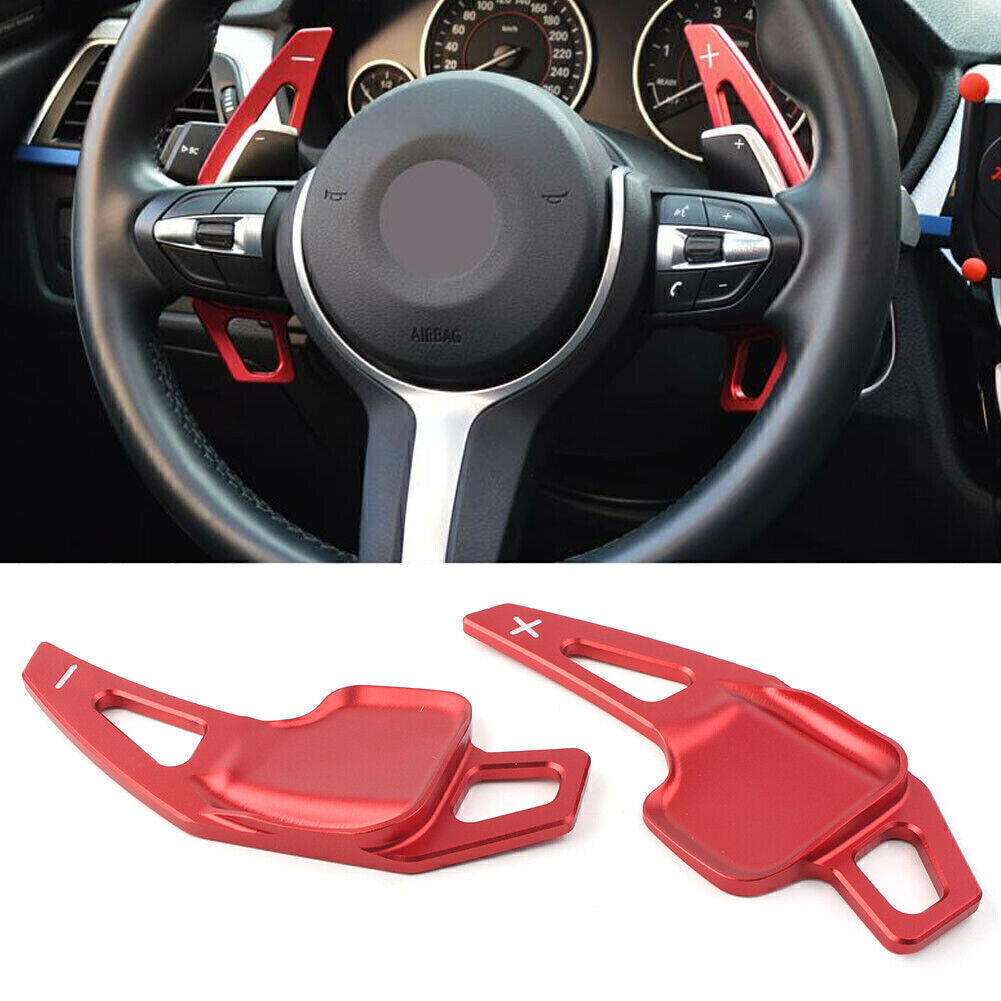 2pcs Shift Paddle Steering Wheel Shifter Extension Fit BMW3 BMW5 F10 / F30 / F80