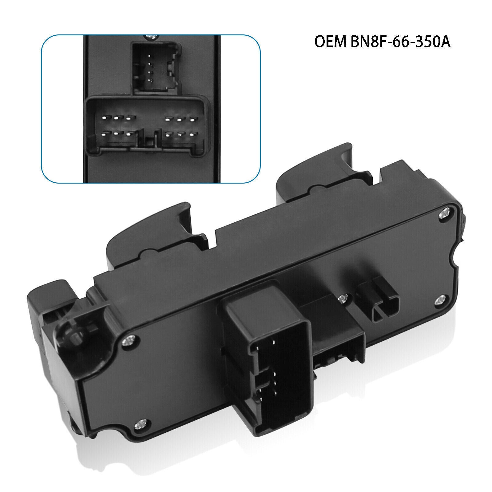 For 2004-09 Mazda3 BN8F-66-350A Master Power Window Switch Left Side 5 Button 1
