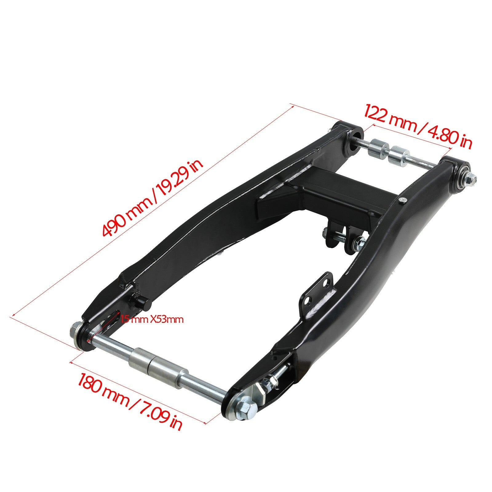 12-inch rear wheel, swingarm, 80/100-12 tire, rim assembly, pit bike, Apollo 110cc 125cc