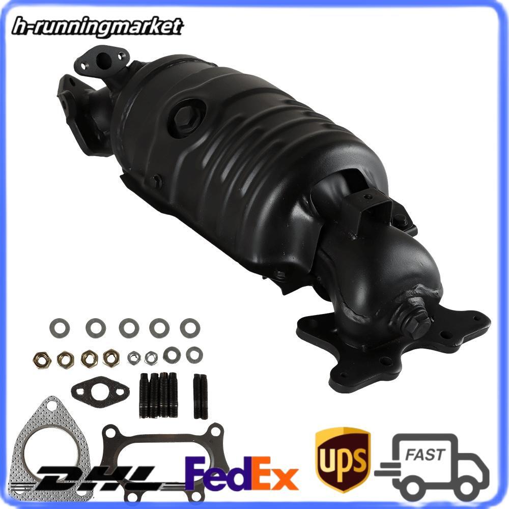 For 2006-2011 for Honda for Civic 1.8L Exhaust Manifold Catalytic Converter W/ Gasket