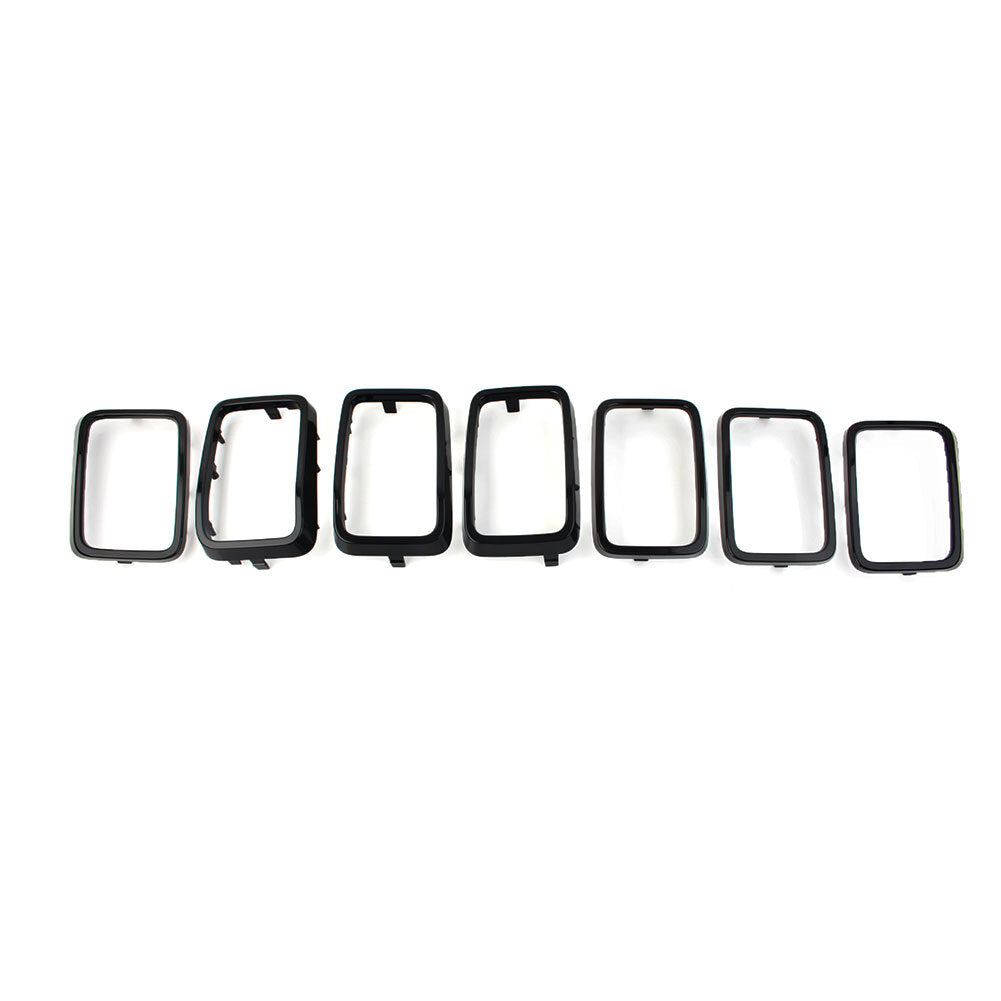 for Jeep Grand Cherokee 2017-21 Car Front Grille Grill Insert Ring Cover Trim