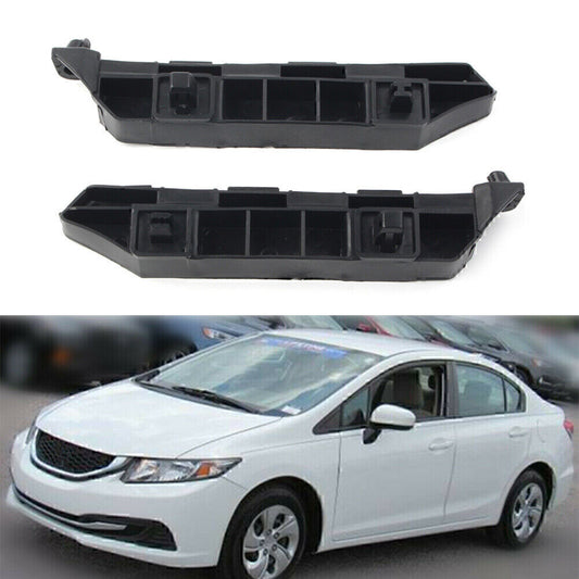 2PC Front Bumper Brackets Beam Retainer Support LH RH Fit for CIVIC Sedan 2012-2015