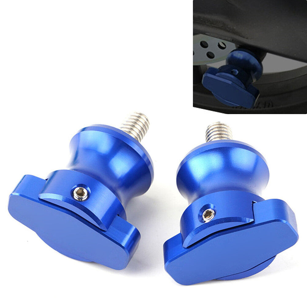 2PCS Swingarm Sliders Spools Stand Screws M8 for Honda CBR600RR 2003-2017 Blue