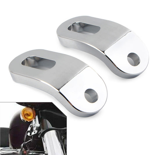 Touchless Tie-Downs Mount for Harley Touring Road King Electra Glide Silver