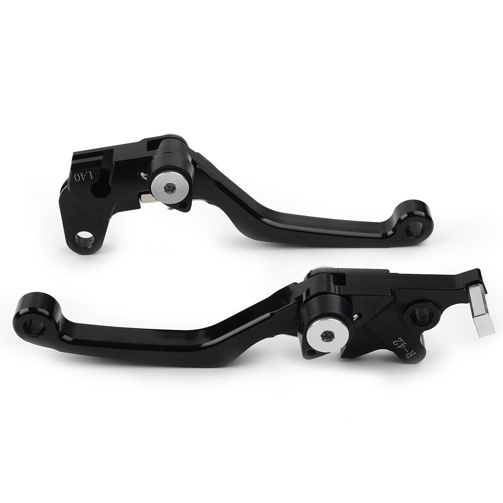 Black CNC Pivot Clutch Brake Levers Handle For 2000-22 for Suzuki DRZ400S DRZ400SM