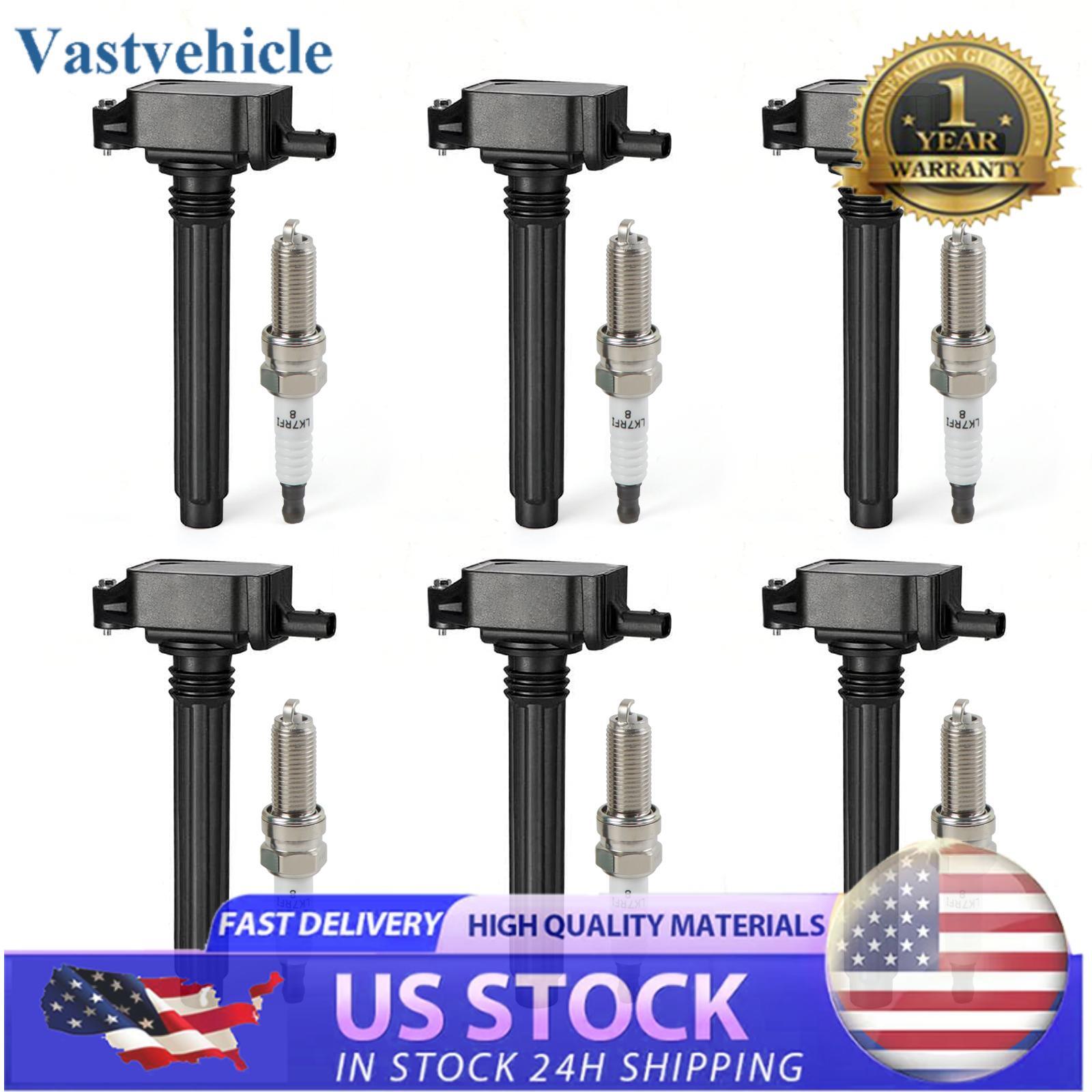 6X UF648 Ignition Coil  Iridium Spark Plugs for Chrysler for Jeep for Dodge for Ram 3.6L V6