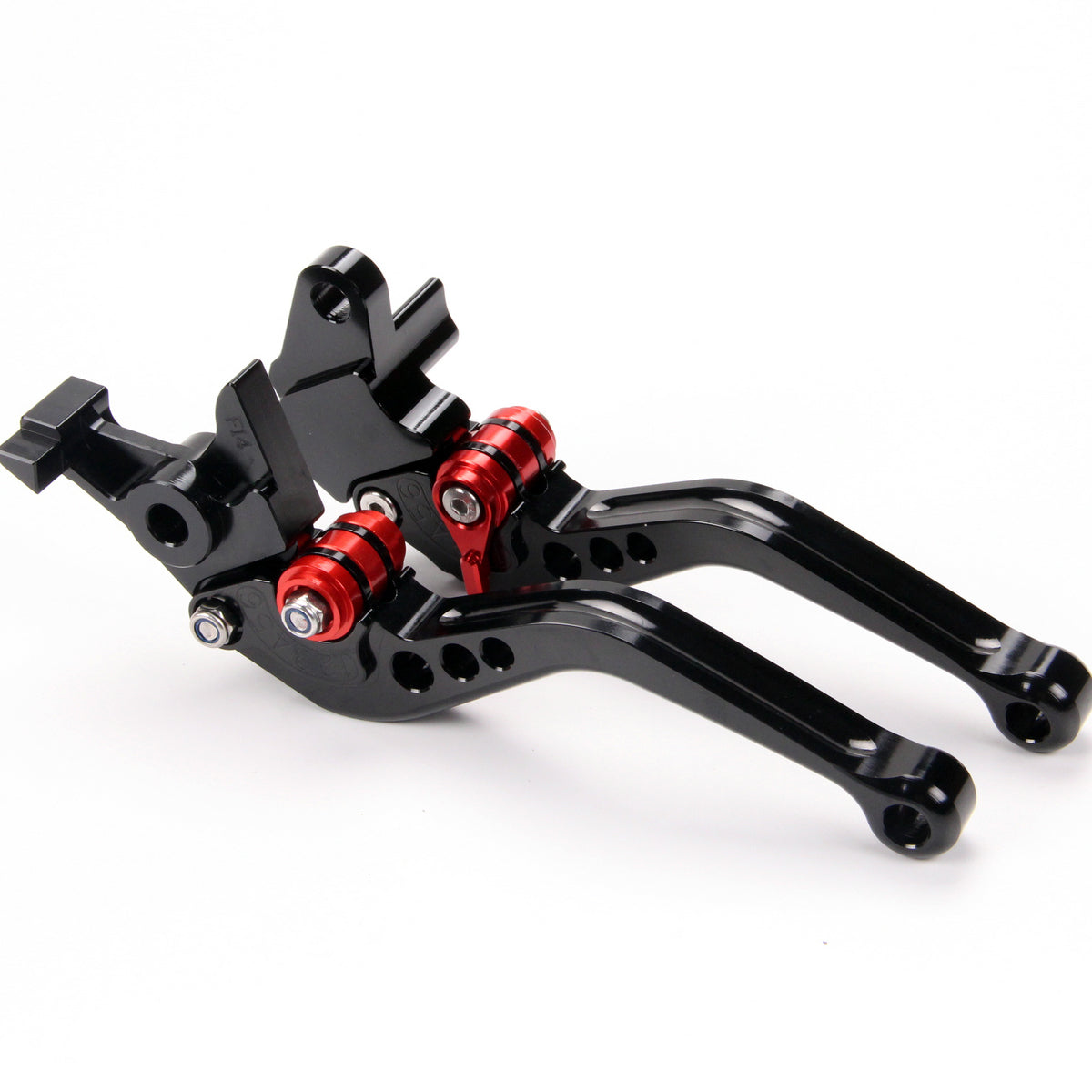 Short CNC Black Brake Clutch Levers For RS125 (1998-2010) /RS50 2009/08