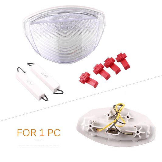 Clear Rear LED Brake Tail Light Turn Signals Fors for SUZUKI GSXR1000 2007 2008