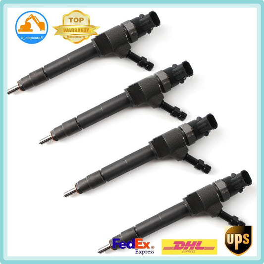 4X Injector for Ford Ranger for MAZDA BT-50 WLAA13H50 WLAA-13-H50 0445110250 Diesel/