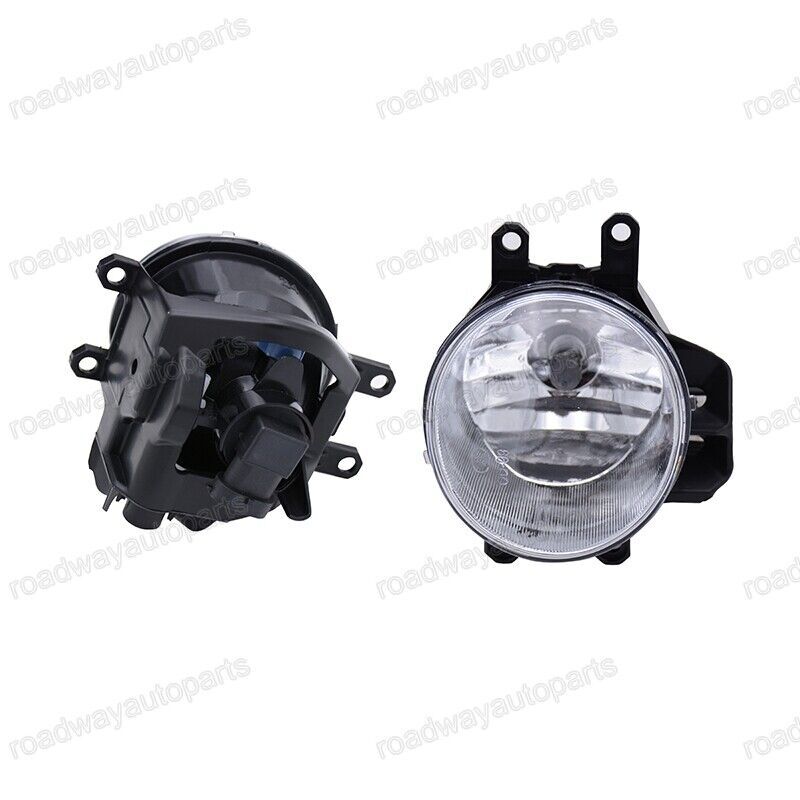 Front Bumper Driving Fog Lights Lamps Clear Pair for Toyota Highlander 2014-2016