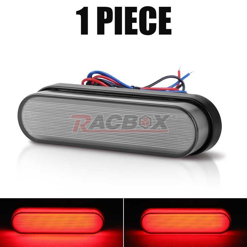 1X Universal Motorcycle Rear Stop Brake Tail Light Red LED for ATV UTV Dirt Bike