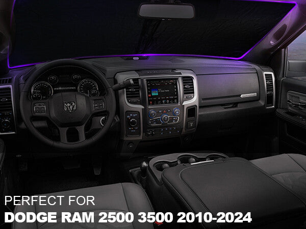 For 2010-2024 for Dodge for Ram 3500 Cab Windshield Sun Shade UV Block Foldable Cover