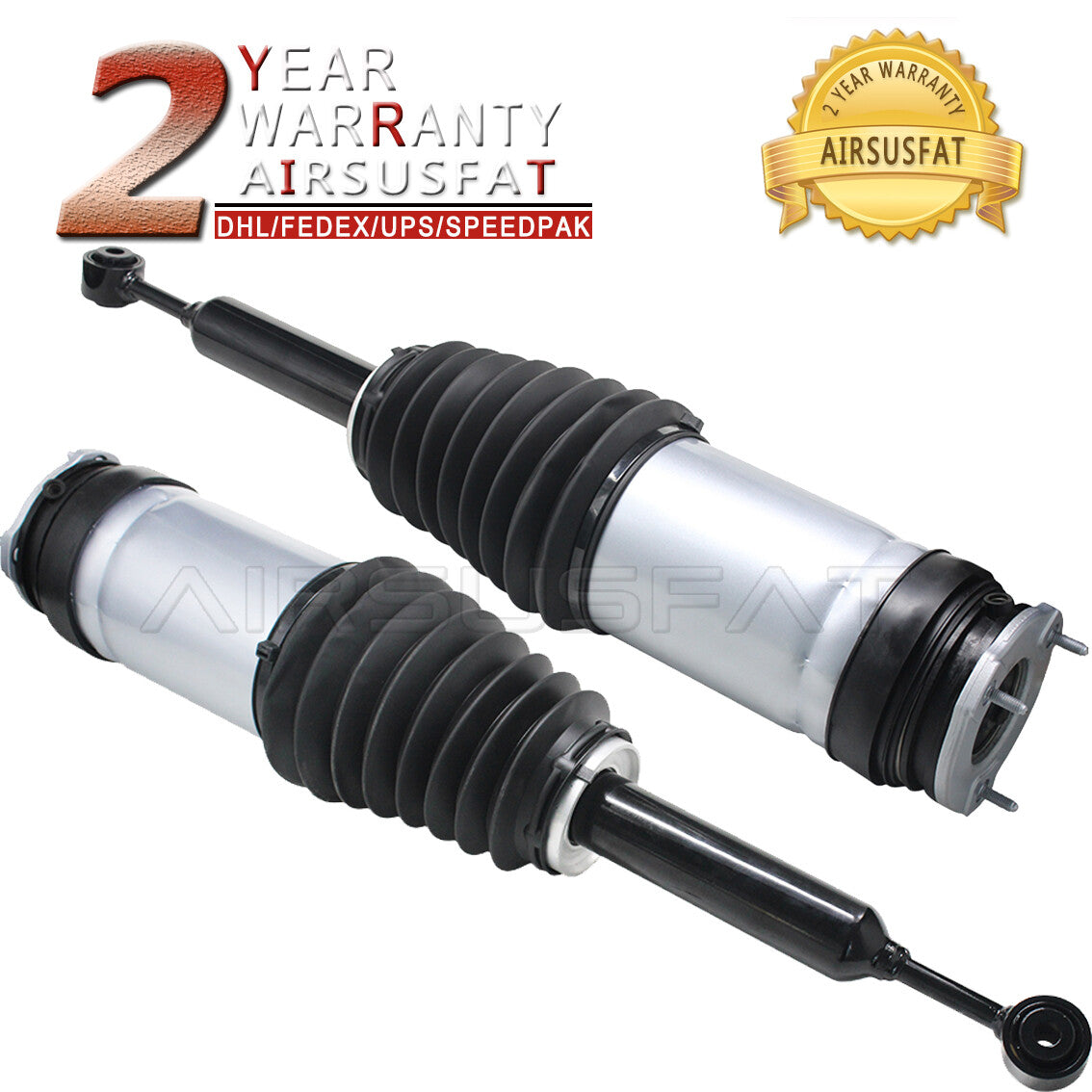 Pair for Tesla Model X 2015-2018 Rear Air Suspension Shock Absorber W309255002