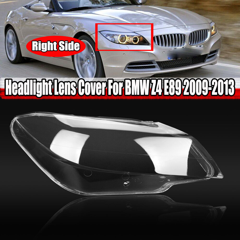 Suitable for BMW E89 Z4 09 - 2013 car headlight lens cover, headlight housing cover, transparent plastic.