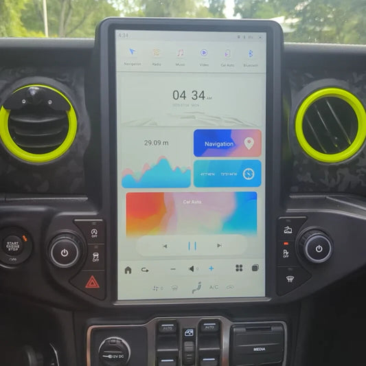 64GB for Jeep for wrangler 2018-22 for Tesla Vertical Screen Android Radio 13.6 Stereo