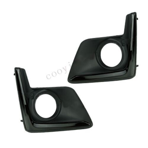 1 Pair For 2016-2017 for Subaru Crosstrek Fog Driving Light Lamp Bezel Black LH RH
