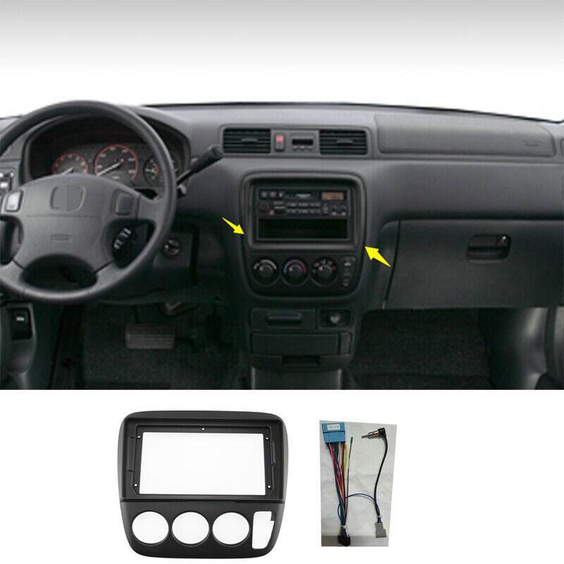 Inner Console Car Stereo Radio Panel Frame 2PCS Car Fit for Honda CRV 1995-2001