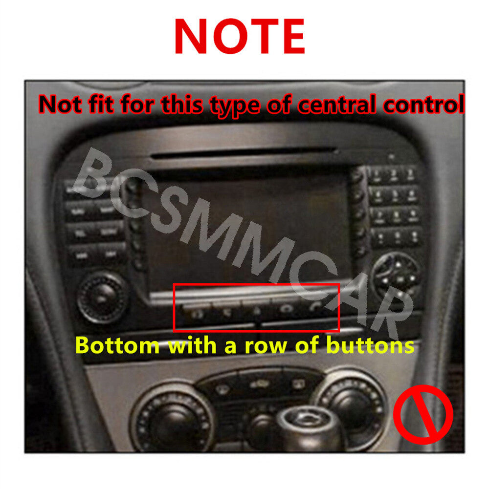For CarPlay Android Auto Stereo Fit for Mercedes Benz SL R230 SL350 SL500 Radio