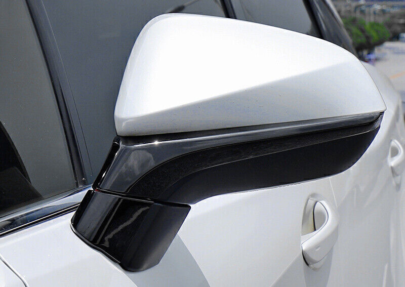 For 15-2021 for Lexus NX 200t 300h ABS Gloss Black Rear View Mirror Strip Trim 4PCS