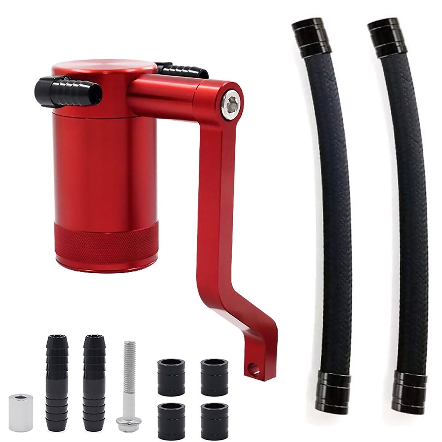 Aluminum Alloy 6.4L Billet Oil Catch Can Kit For HEMI 5.7L/6.4L 2011-2023
