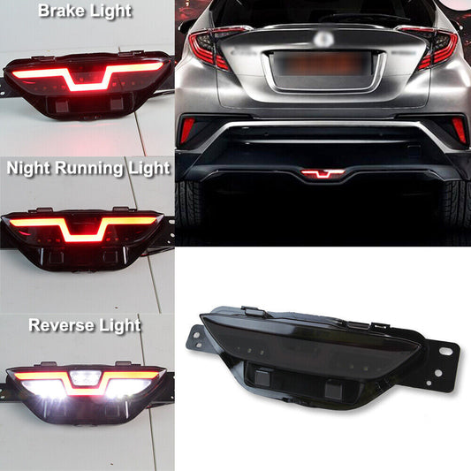 LED Rear Bumper Tail Light for Toyota C-HR CHR 2016-2018 2019 -2021 Brake Lamp