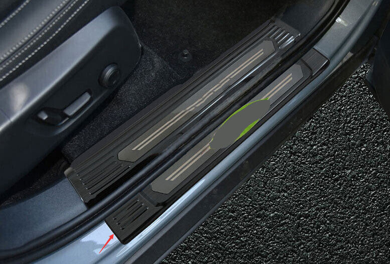 for Volvo XC40 2019-22 Black Steel Outer Door Sill Scuff Plate Cover Protector4