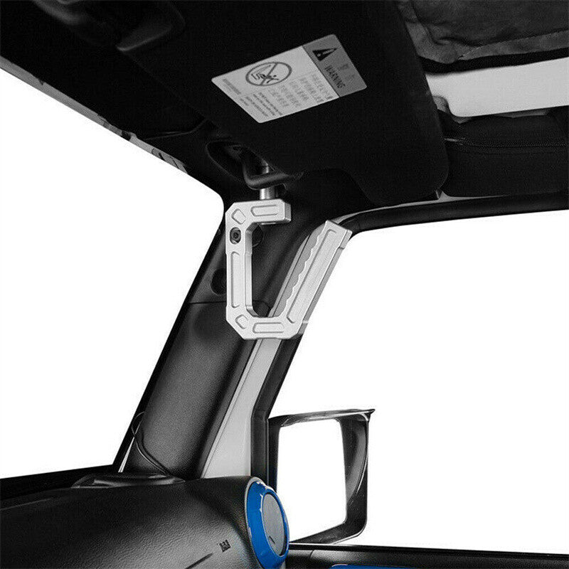 Aluminum Front Grab Handles for 2007-2018 for Jeep for Wrangler JK Grab Bar Silver