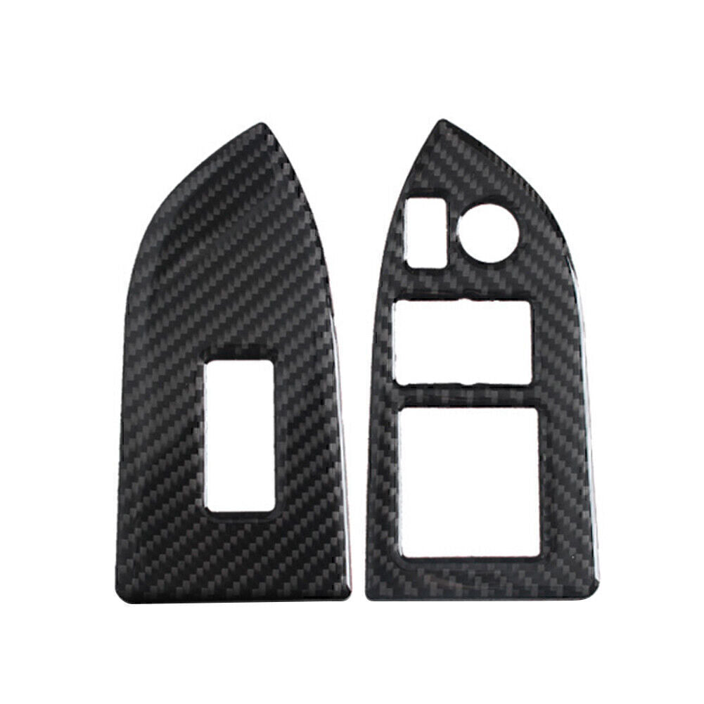 RHD carbon fiber interior window switch button cover trim for Subaru BRZ for Toyota