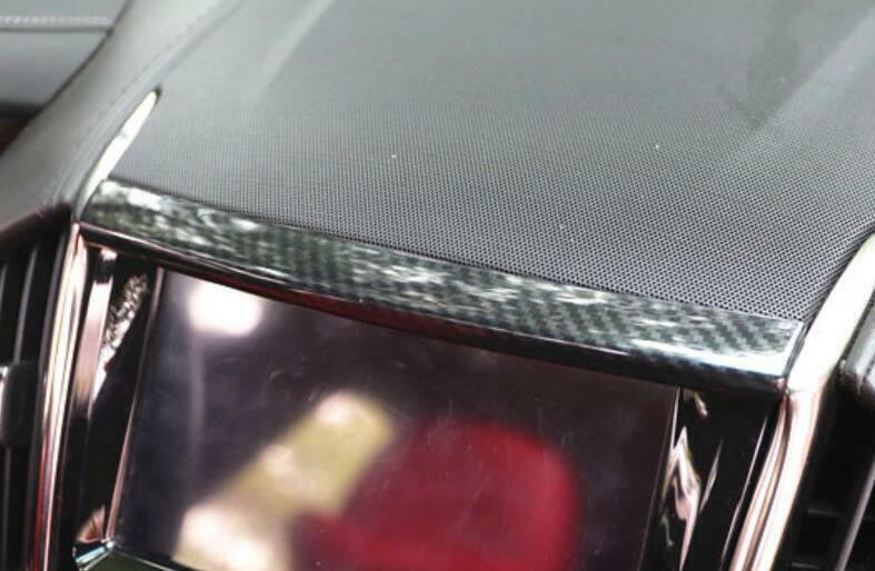 for Cadillac ATS ATS-V 2013-19 Carbon Fiber Center Central Navigation GPS Strip