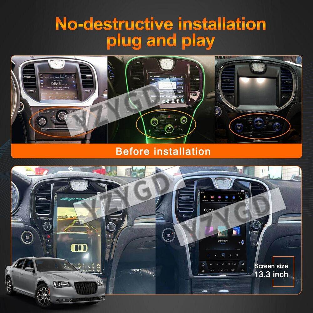 for Chrysler 300C 300S 2011-2019 Stereo Car Radio Carplay 2Din Receiver Screen