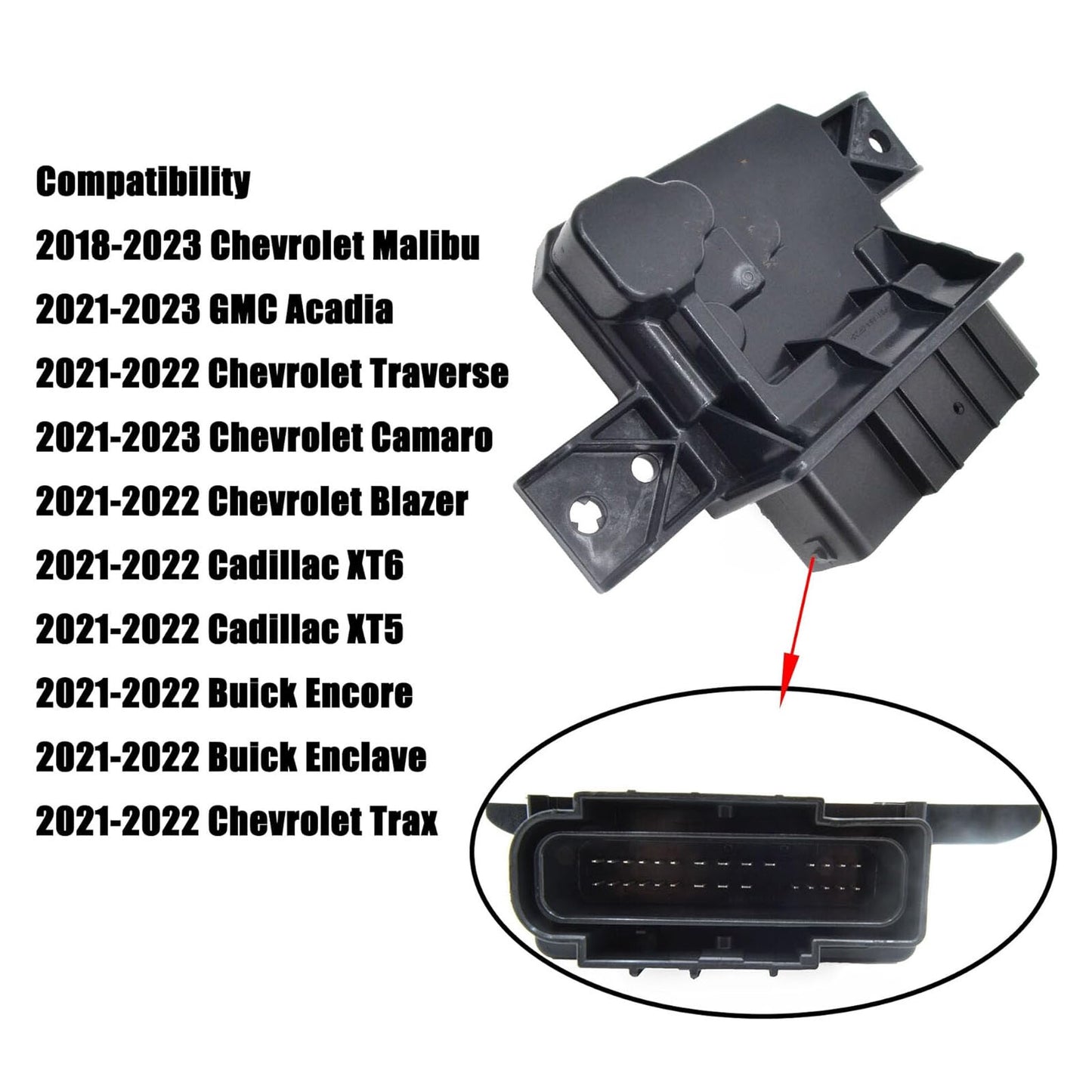 New Fuel Pump Power Control Module 13543075 for 18-23 for Chevrolet for Buick for Cadillac
