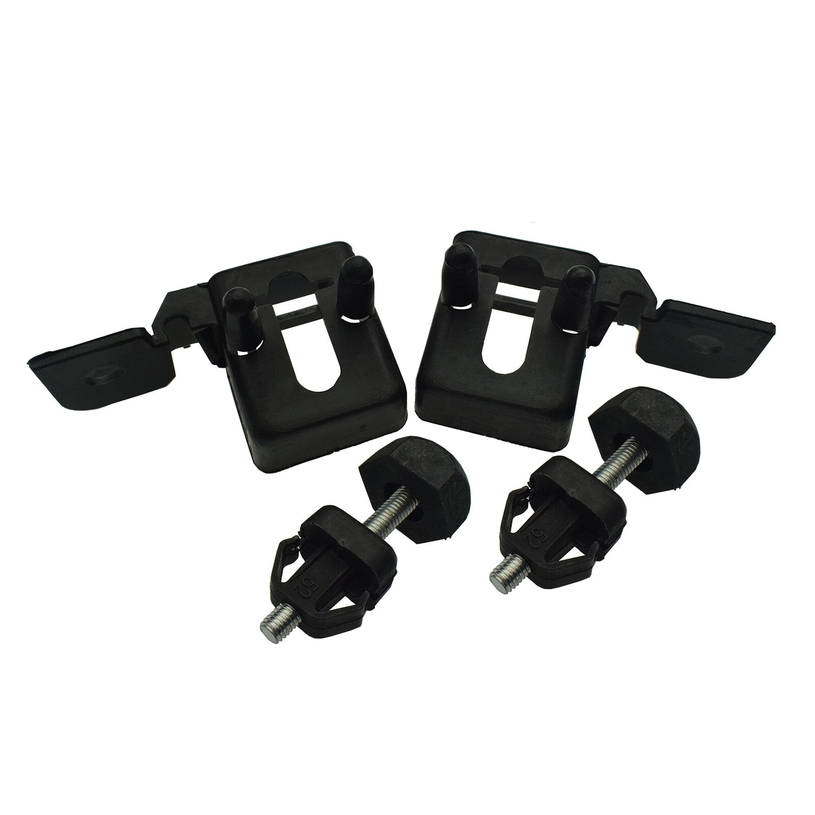 Set Of 4 Hood Bumper Stopper Bracket Left Right For 2013-2020 for Ford Fusion MKZ