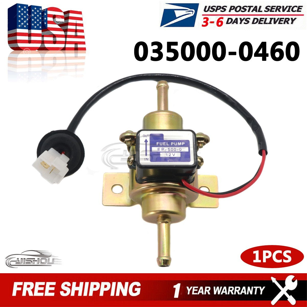 12V Diesel Electric Fuel Pumps For Yanmar Kubota Cub Cadet 12585-520 125855-2030