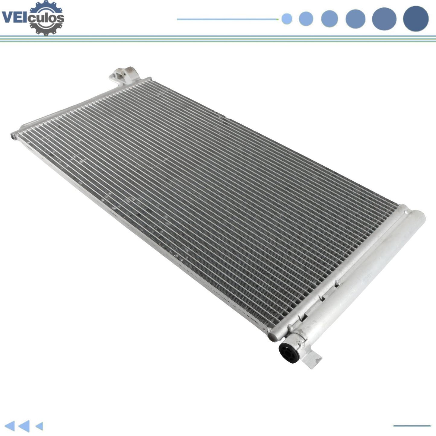 Aluminum AC Condenser Cooling For 2015-2018 Focus ELECTRIC/S/SE/Titanium