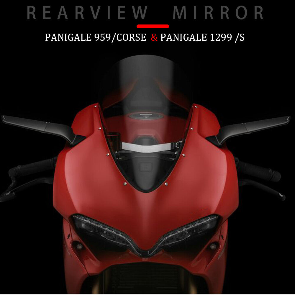 Dirt Bike for Ducati PANIGALE 1299 S Fixed Wind Wing Rotatable Rearview Mirrors