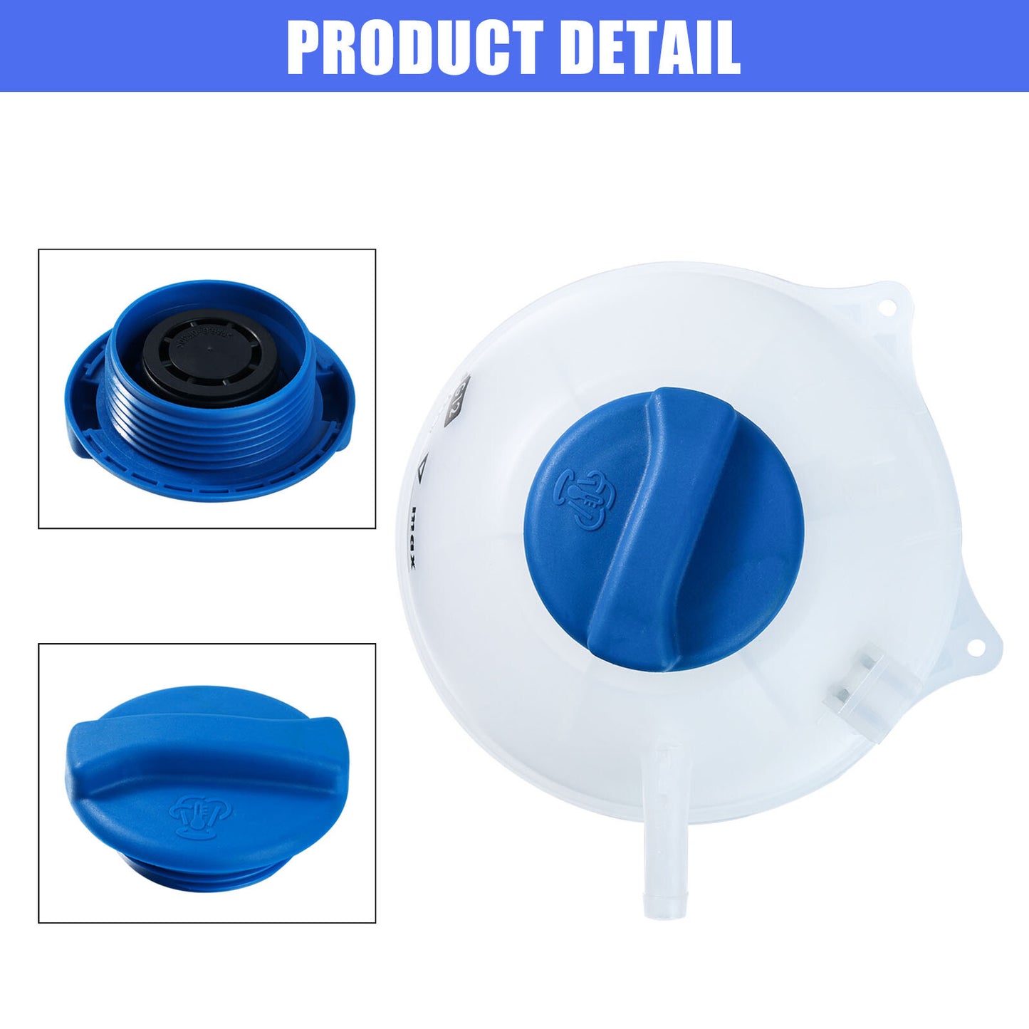 EXPANSION HEADER TANK COOLANT RESERVOIR + CAP for VW T4 TRANSPORTER 90-03